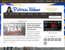 Tablet Screenshot of patricia-weber.com